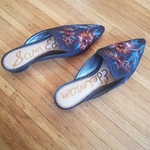 Sam Edelman Embroidered Flats